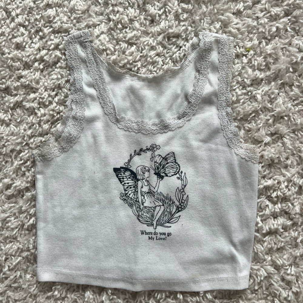 Gray Kids Bottoms with Butterfly Design
